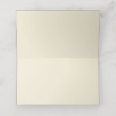 Moderne minimale Platzkarten für die Hochzeit (Innenseite Aufgefaltet)