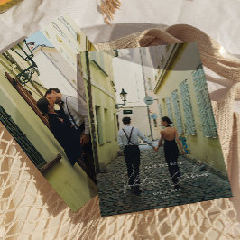 Moderne minimale Save the Date Einladung