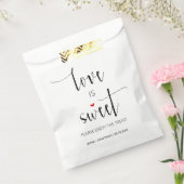 Moderne Minimale Script-Liebe ist Sweet Wedding Geschenktütchen (Versiegelt)