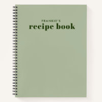 Moderne minimale Skriptsprache Grünes Kochrezept