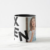 Moderne minimale Typografie 16. Foto Tasse (Zentrum)