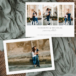Moderne Minimale Typografie 4 FOTO SAVE THE DATE