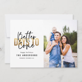 Moderne minimale Typografie Chic Gold Weihnachten