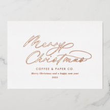 Moderne minimale Typografie, elegante Skripterstel