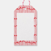 Moderne minimale Typografie fröhlich und hell Geschenkanhänger (Rückseite)