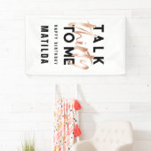 Moderne minimale Typografie Girly Rose Gold 30. Banner (Insitu)