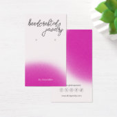 Moderne, minimale verschwommene rosa Ohrringe Disp (Schreibtisch)