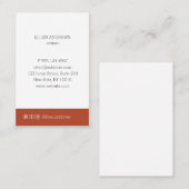 Moderne Minimale Visitenkarte (Vorne/Hinten)