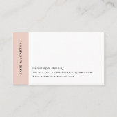 Moderne minimale Visitenkarten | Blüte Visitenkarte (Vorderseite)