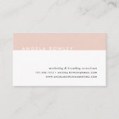 Moderne minimale Visitenkarten | Blüte Visitenkarte (Vorderseite)