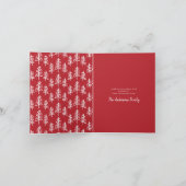 Moderne minimale Weihnachten rustikal rot Multi 1  (Innenseite)