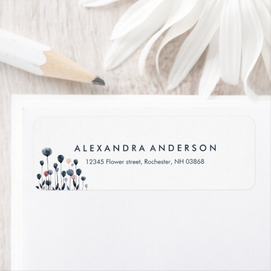 Moderne minimale Wildblumen (Insitu)