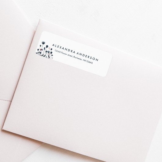 Moderne minimale Wildblumen