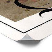 Moderne minimale Zeitschriftenabdeckung | Großvate Poster (Ecke)