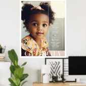 Moderne minimale Zeitschriftenabdeckung | Jedes Ja Poster (Heimbüro)