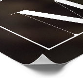 Moderne minimale Zeitschriftenabdeckung | Mein Vat Poster (Ecke)