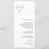 Moderne Minimalismus Script Place Einstellung Viel Programm (Vorderseite)