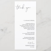 Moderne Minimalismus Script Place Einstellung Viel Programm (Vorderseite)