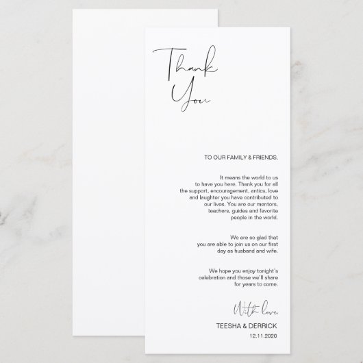 Moderne Minimalismus Script Place Einstellung Viel Programm (Vorne/Hinten)