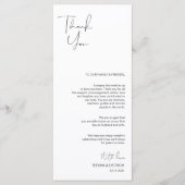 Moderne Minimalismus Script Place Einstellung Viel Programm (Vorderseite)