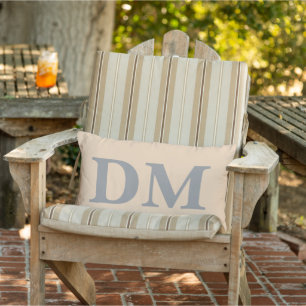 Moderne Minimalistik Elegante Anfangsbuchstaben ro Kissen Für Draußen