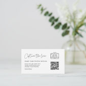 Moderne Minimalistisch Capture the Liebe Begleitkarte (Stehend Vorderseite)