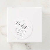 Moderne Minimalistisch Dankeschön Gastgeschenk Hoc Geschenkanhänger (Beispiel)