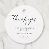 Moderne Minimalistisch Dankeschön Gastgeschenk Hoc Geschenkanhänger (Vorderseite)