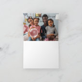 Moderne Minimalistisch Dankeschön Karte. Dankeskarte (Innenseite)