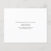 Moderne Minimalistisch Elegante Beruflich Flyer (Hinten)
