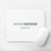 Moderne Minimalistisch Elegante Beruflich Mousepad (Mit Mouse)
