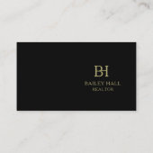 Moderne Minimalistisch Elegante Beruflich Visitenkarte (Rückseite)