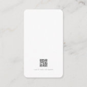 Moderne Minimalistisch elegante Unterkunft Begleitkarte (Rückseite)