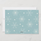 Moderne Minimalistisch frohe Weihnachten 1 Foto (Rückseite)