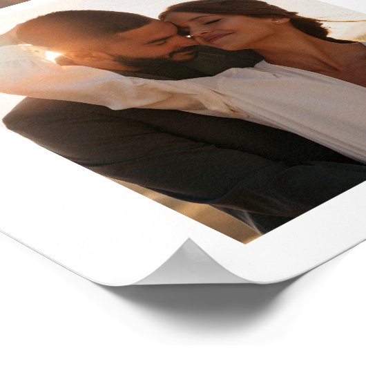 Moderne Minimalistisch Name Foto Grid Wedding Will Poster (Ecke)