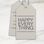 Moderne Minimalistisch neutrale Geschenkanhänger