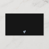 Moderne minimalistisch staubblaue Ordnung Vielen D Visitenkarte (Rückseite)