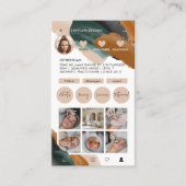 Moderne, minimalistisch-stilvolle QR CODE-Business Visitenkarte (Vorderseite)