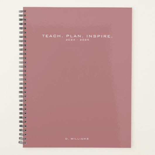 Moderne Minimalistisch Teacher School Custom Plane Planer (Vorderseite)