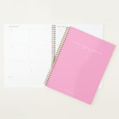 Moderne Minimalistisch Teacher School Pink Planer (Anzeige)