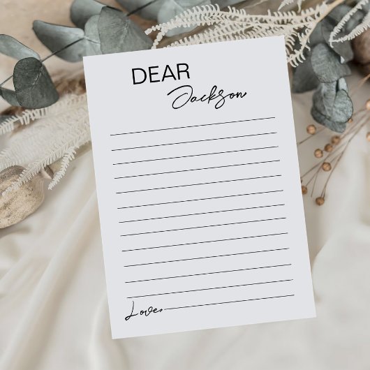 Moderne Minimalistisch-Time-Capsule-Note-Card Dankeskarte