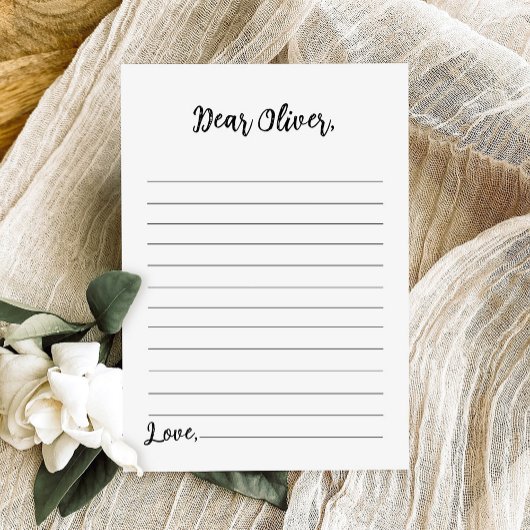 Moderne Minimalistisch-Time-Capsule-Note-Card Dankeskarte