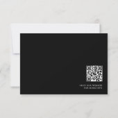 Moderne Minimalistisch- und Whimsikskripttechnik-U Einladung (Rückseite)