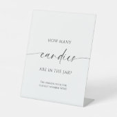 Moderne Minimalistisch, wie viele Laken sich im Ja Sockelschild (Vorderseite)