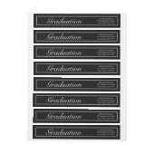 Moderne Minimalistische Abschluss-Einladung (Bogen)