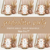 Moderne Minimalistische Abschluss Food Card