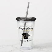 Moderne Minimalistische Abschluss-Klasse 2023 Glas (Rückseite)