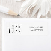 Moderne Minimalistische Abschluss Mail Rücksendead (Insitu)