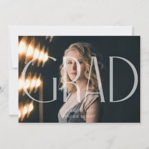 Moderne minimalistische Abschlussanzeige 2023 Einladung