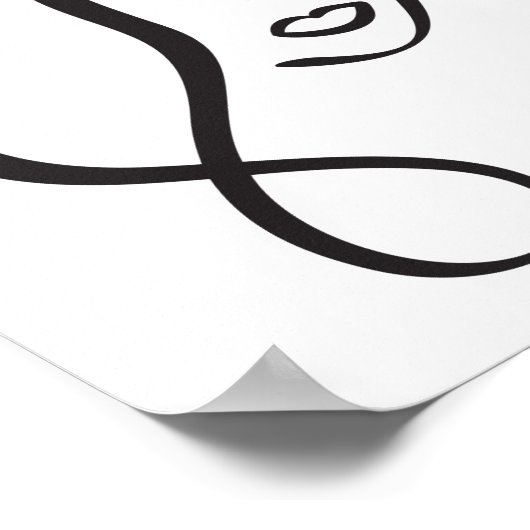 Moderne, Minimalistische Abstrakte Fassade Kunst Z Poster (Ecke)